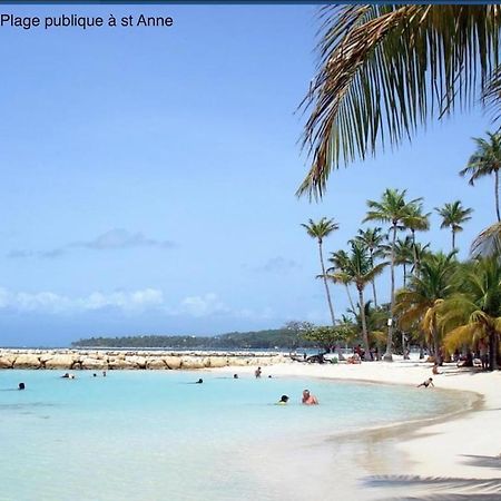 Studio Village Vacances,Vue Mer, Plage A 30M ,Wifi A Sainte Anne Eksteriør billede
