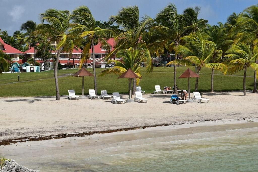 Studio Village Vacances,Vue Mer, Plage A 30M ,Wifi A Sainte Anne Eksteriør billede