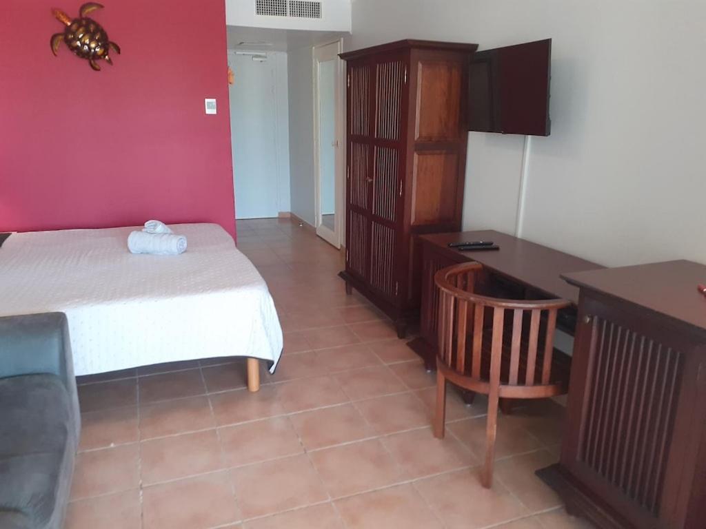 Studio Village Vacances,Vue Mer, Plage A 30M ,Wifi A Sainte Anne Eksteriør billede